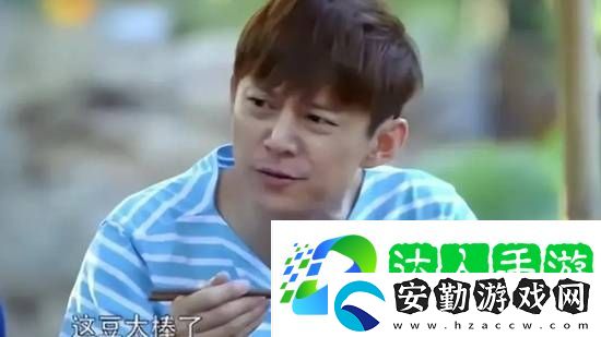 何炅玩自己的贊美食物梗
