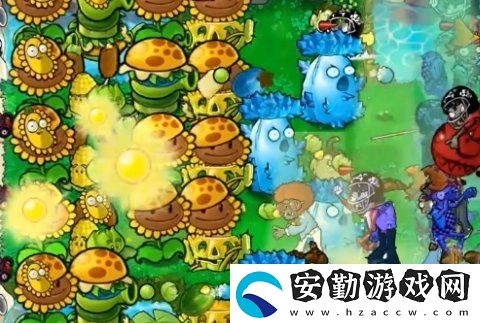 植物大戰(zhàn)僵尸雜交版冒險54關怎么放置植物