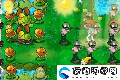 植物大戰(zhàn)僵尸雜交版冒險54關怎么放置植物