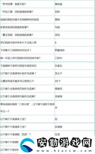 夢幻西游科舉考試怎么玩
