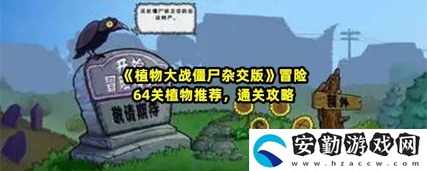 植物大戰(zhàn)僵尸雜交版冒險64關(guān)怎么放置植物
