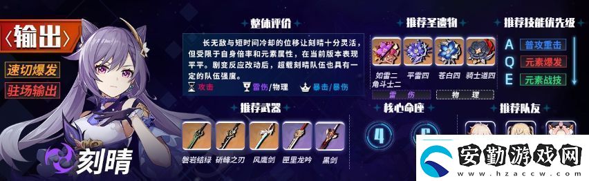 原神6主C哪個厲害6版本主C角色強(qiáng)度排行
