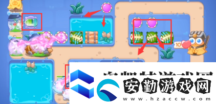 保衛(wèi)蘿卜4阿波道長第36關通關攻略