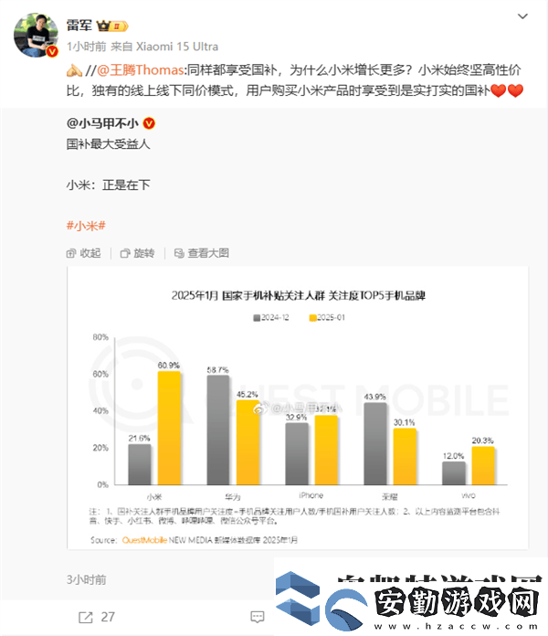 小米國補關注度登頂！王騰揭秘