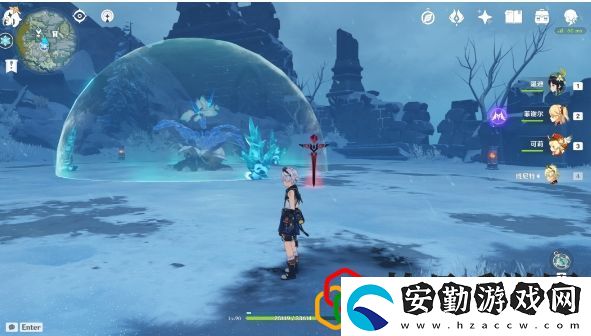 原神雪山大冰騙騙花怎么玩