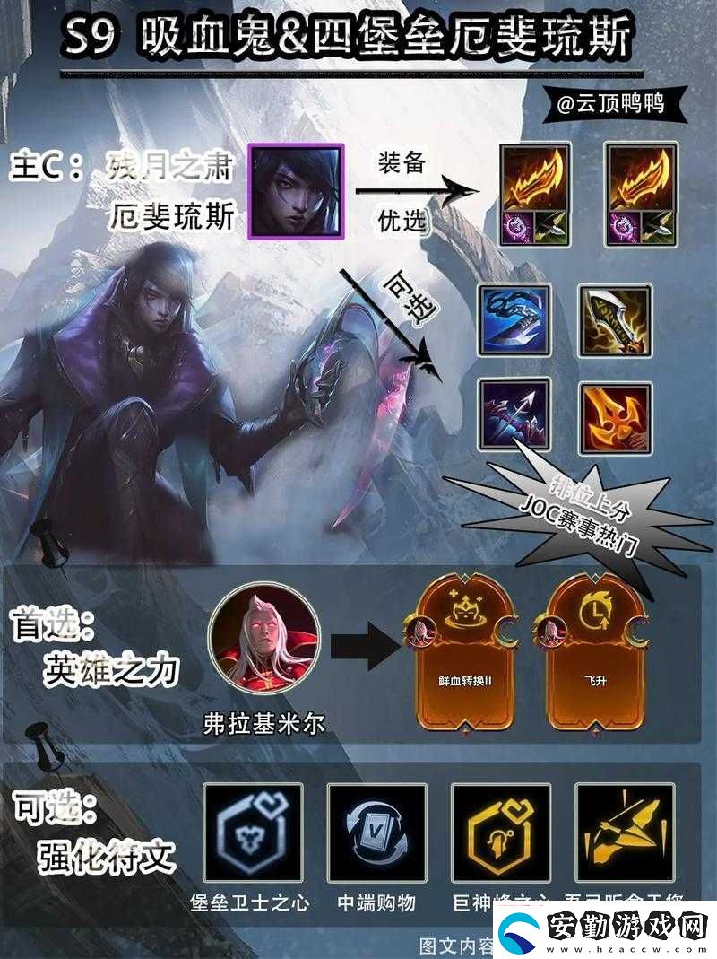 云頂之弈月男厄斐琉斯封神指南！一回合12殺的超強套路公開