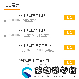 打工英雄傳禮包大全