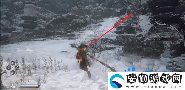 黑神話悟空亢金龍?jiān)谀?></p><p>2、一直去到山上建筑大門為止，穿越大門繼續(xù)左轉(zhuǎn)；</p><p style=
