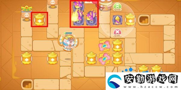 保衛(wèi)蘿卜4法老歸來第108關(guān)怎么過