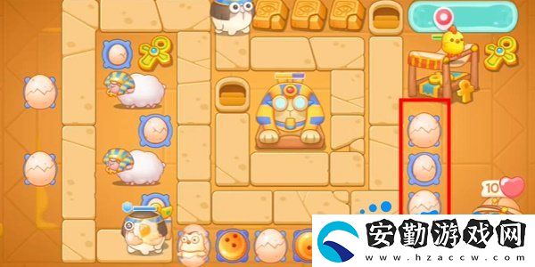 保衛(wèi)蘿卜4法老歸來第106關(guān)怎么過