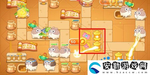 保衛(wèi)蘿卜4法老歸來第108關(guān)怎么過