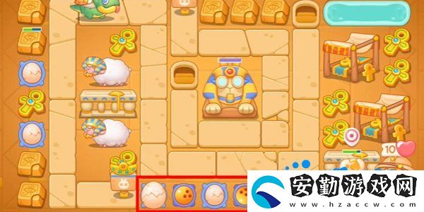 保衛(wèi)蘿卜4法老歸來第106關(guān)怎么過