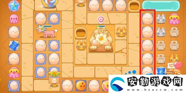 保衛(wèi)蘿卜4法老歸來第106關(guān)怎么過