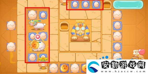 保衛(wèi)蘿卜4法老歸來第106關(guān)怎么過